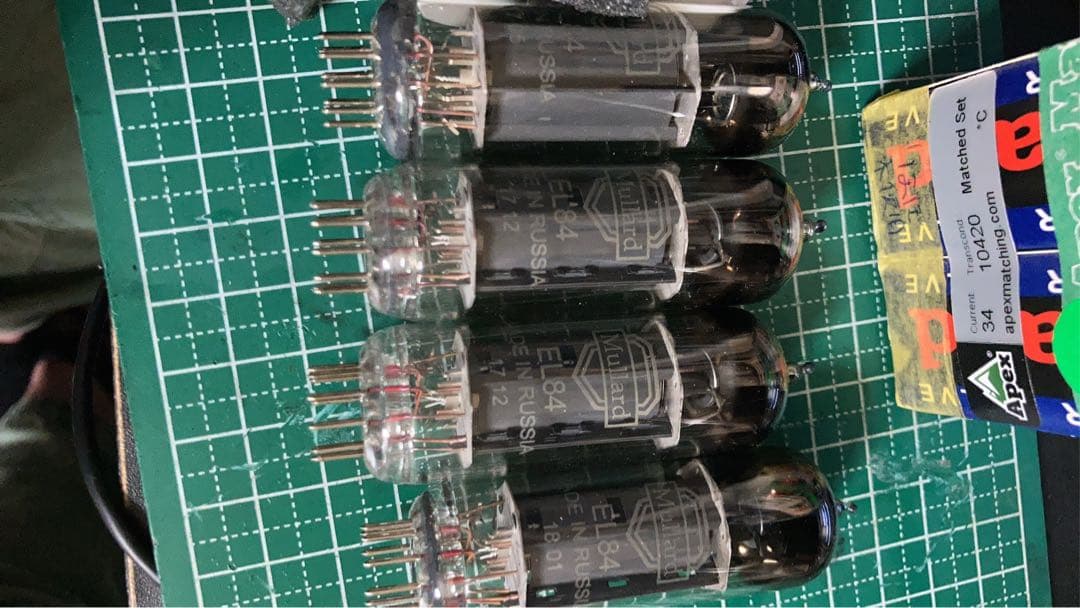 mullard EL84 クアッド　真空管