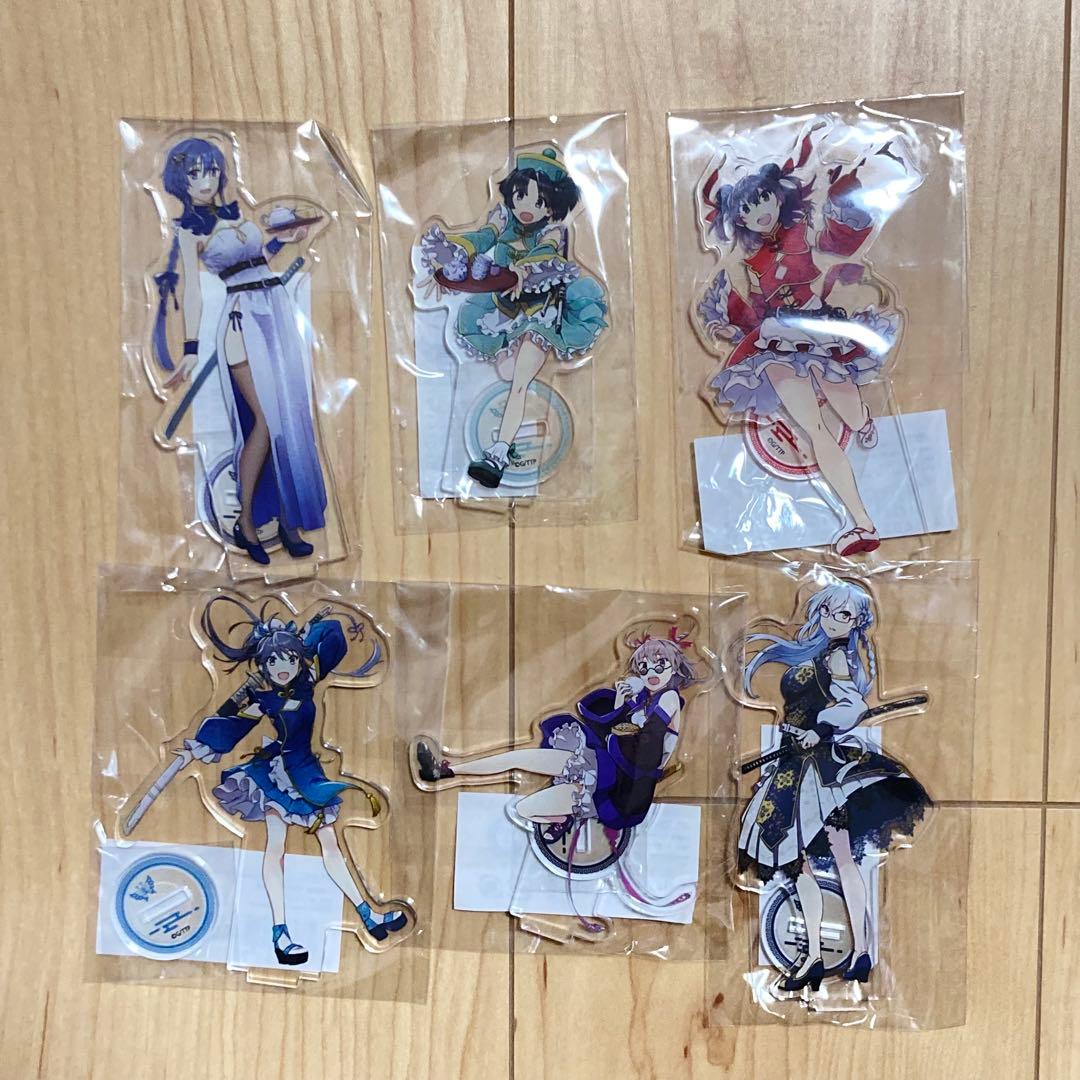 刀使ノ巫女　デスクマット　アクリルスタンド　クリアファイル　セット