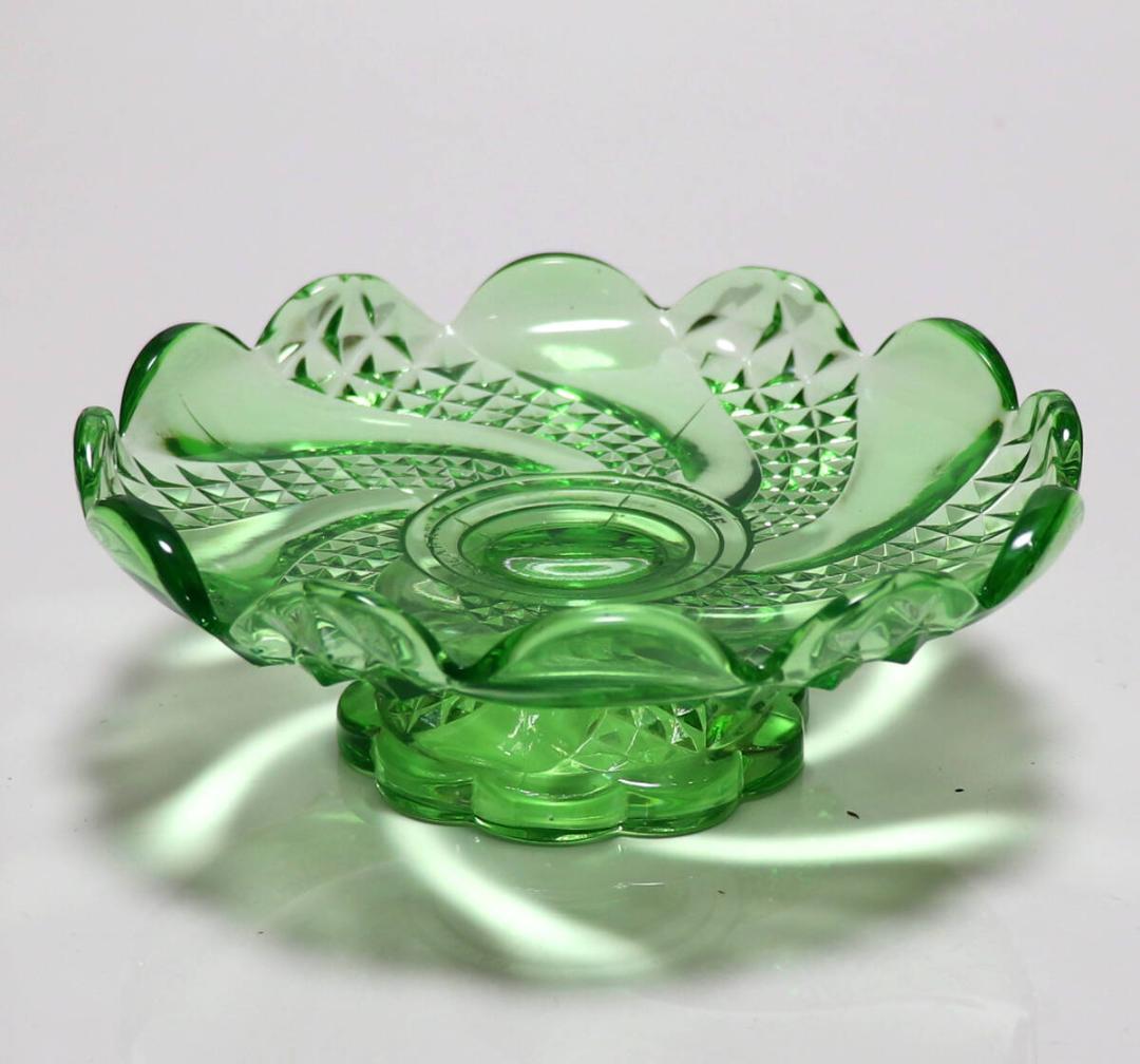 オールド・バカラ 激レアウランガラス製セルポンティーヌ コンポート アンティーク