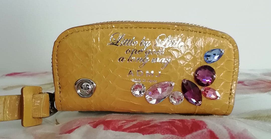 ADMJ☆スネークレザー☆スワロフスキー☆ケース☆タマミワタナベZAO