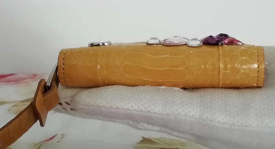 ADMJ☆スネークレザー☆スワロフスキー☆ケース☆タマミワタナベZAO