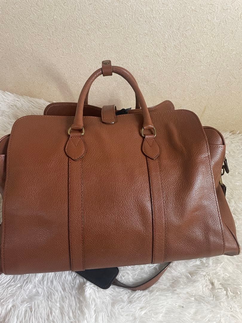 希少　森田鞄 2way 斜めがけ可 肩かけ可 ボストンバッグ ショルダー付き