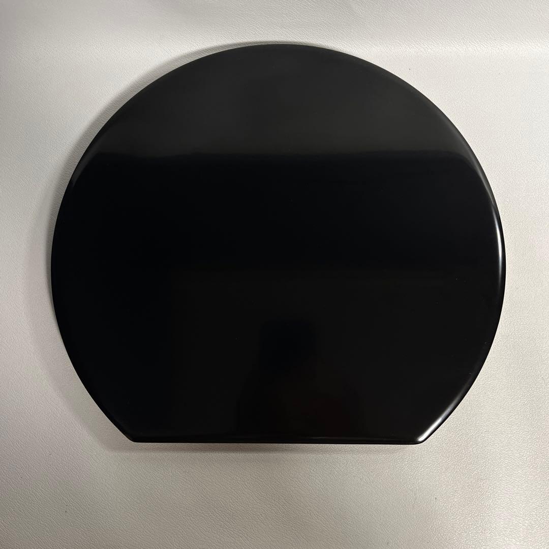 輪島塗　溜半月膳　五客