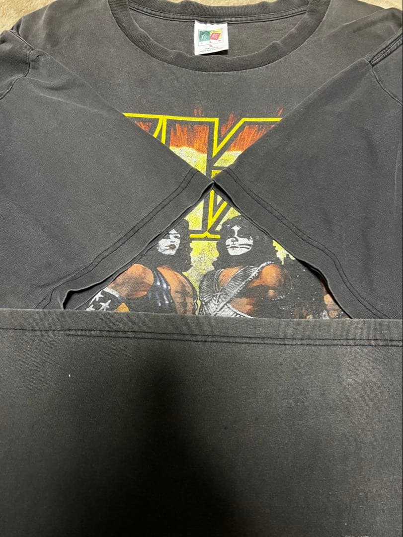 【中古】KISS ALIVE WORLDWIDE '96 '97 Tシャツ XL