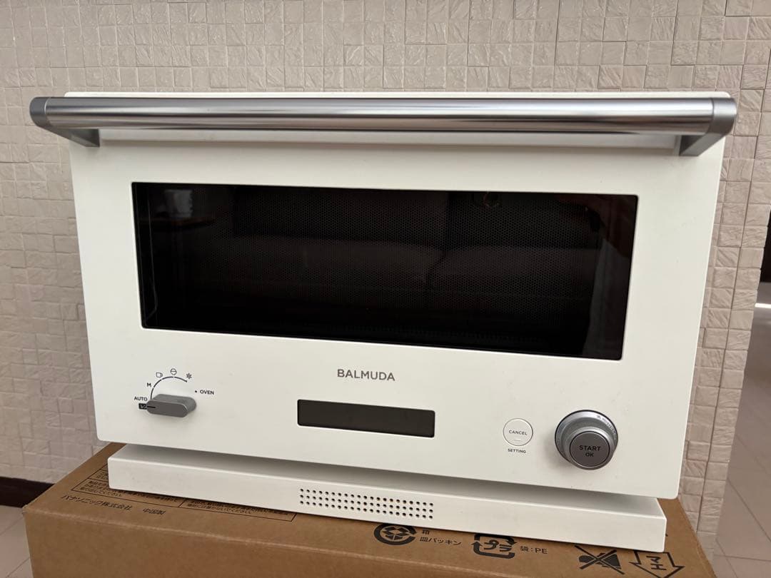 バルミューダ オーブンレンジ 【ジャンク】ホワイト
