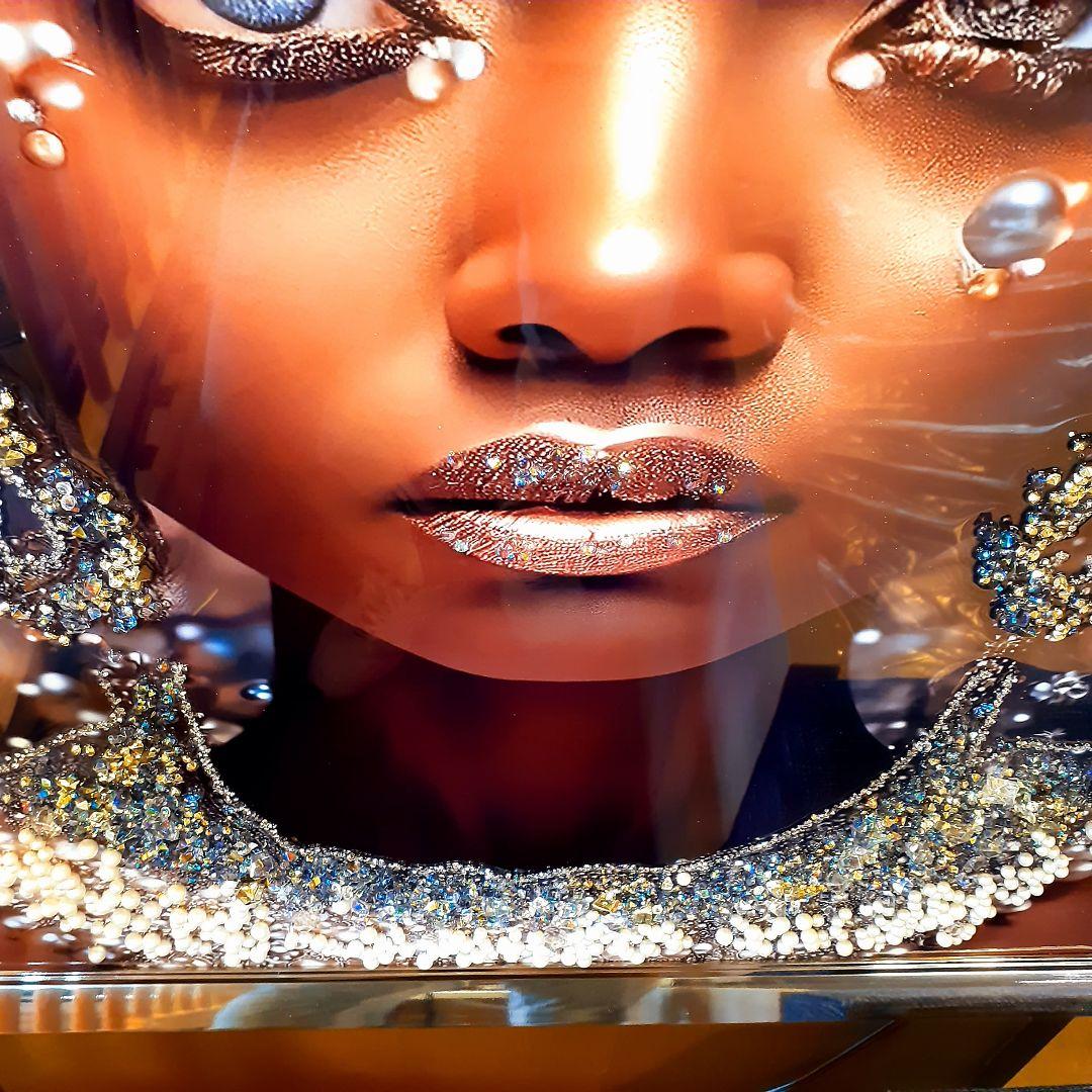 輸入雑貨　クリスタル　天然石　真珠アート　シルバー　宝石アート　パール