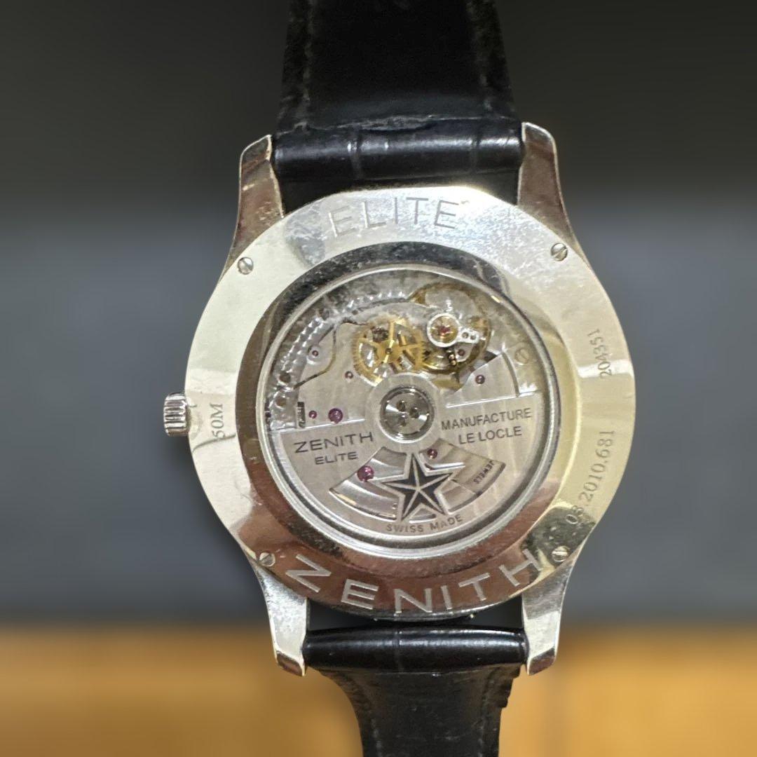 ZENITH ゼニス　ヘリテージ　エリート　ウルトラシン　シルバー