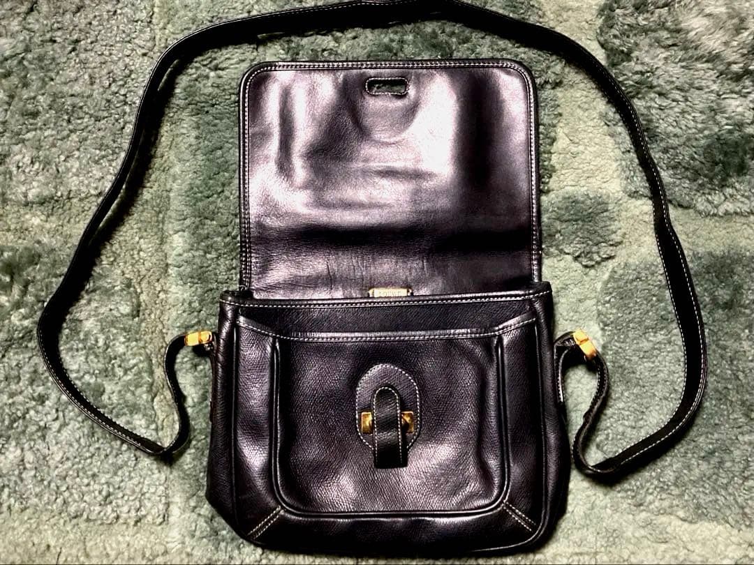 【再値下げ】 美品 LOEWE ロエベ アナグラム ショルダー レザー