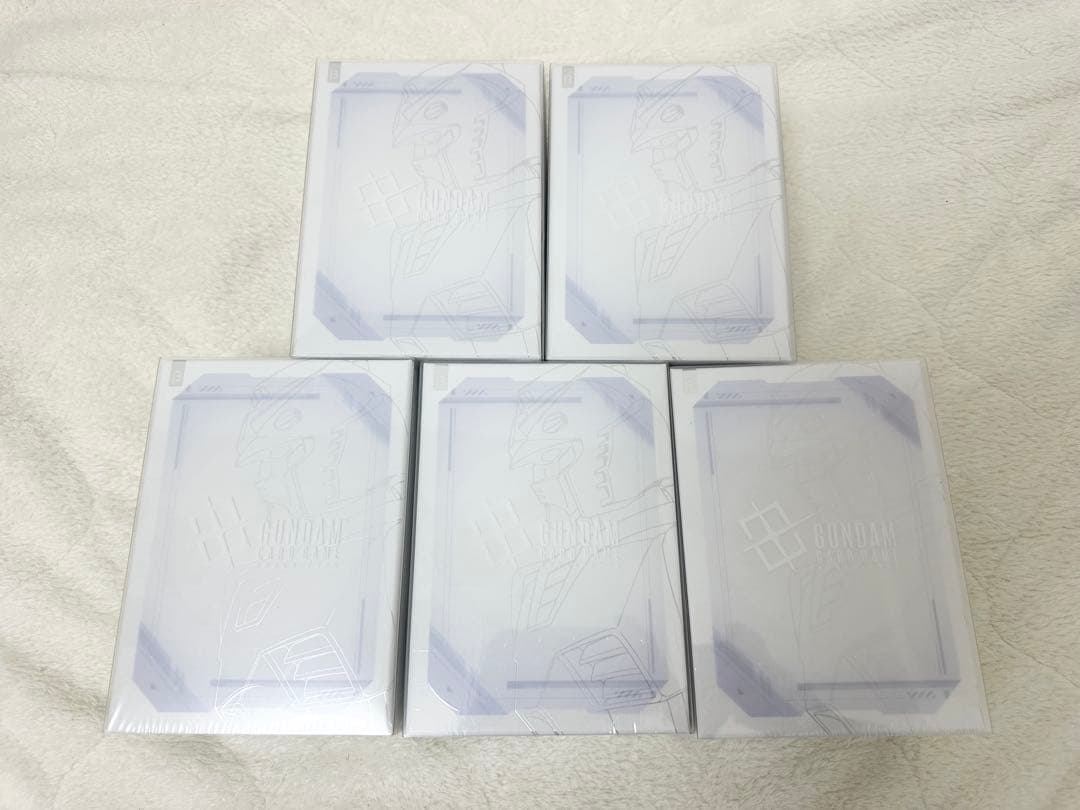 新品未開封　ガンダムカードゲーム　リミテッドbox verβ 5箱セット