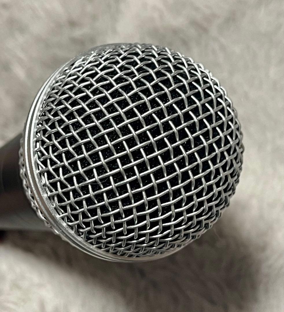 ②SHURE SM58 ダイナミックマイク 2本セット