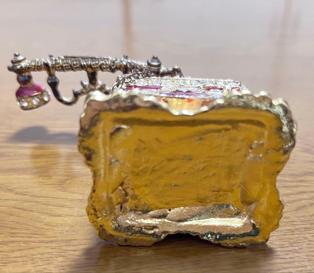 アンティーク 電話 受話器 ジュエリーボックス 小物入れ アクセサリーケース