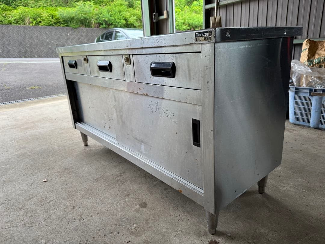 ステンレス　作業台　調理台　（岐阜県引き取り限定）