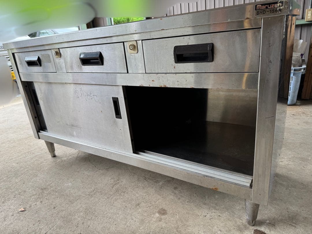 ステンレス　作業台　調理台　（岐阜県引き取り限定）