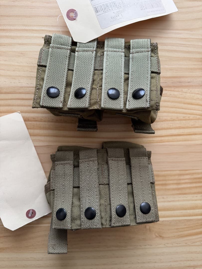 新品未使用 タグ付き レア EAGLE ダブルフラググレネードポーチ2個セット