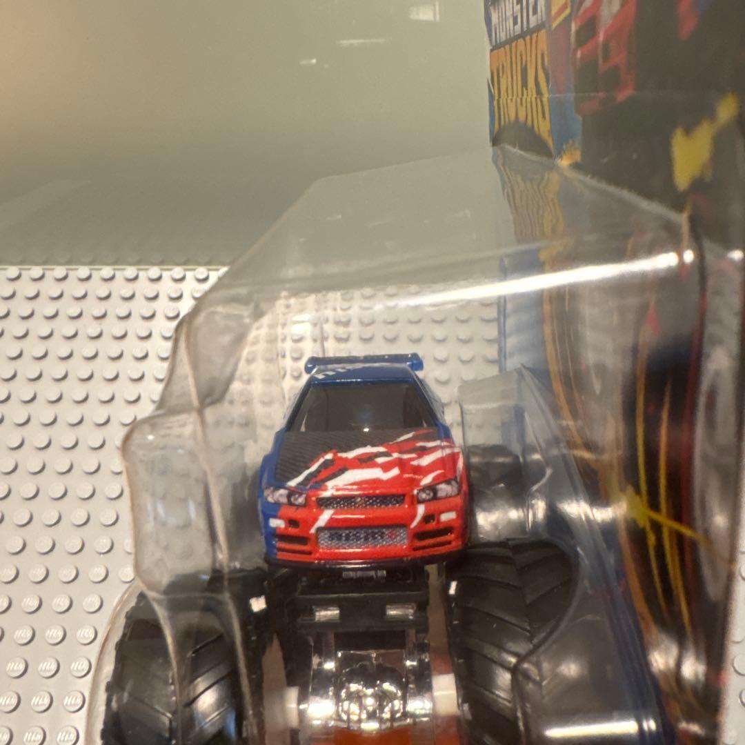 た*ん様 ホットウィール　モンスタートラック　日産　スカイライン GT-R R3