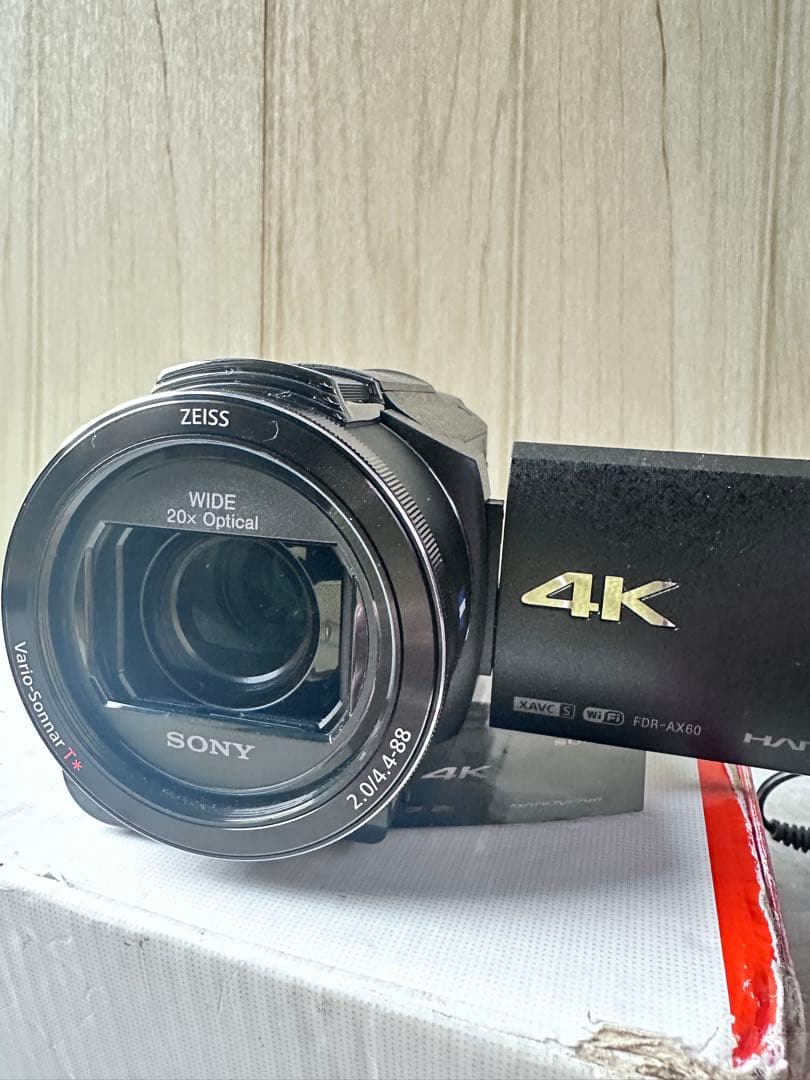 【訳あり美品】SONY FDR-AX60 4K ハンディカム ※HDMI難あり