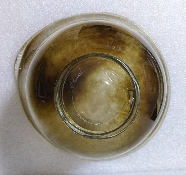 作家物 小西 晃 ガラス工芸 吹きガラス 金彩