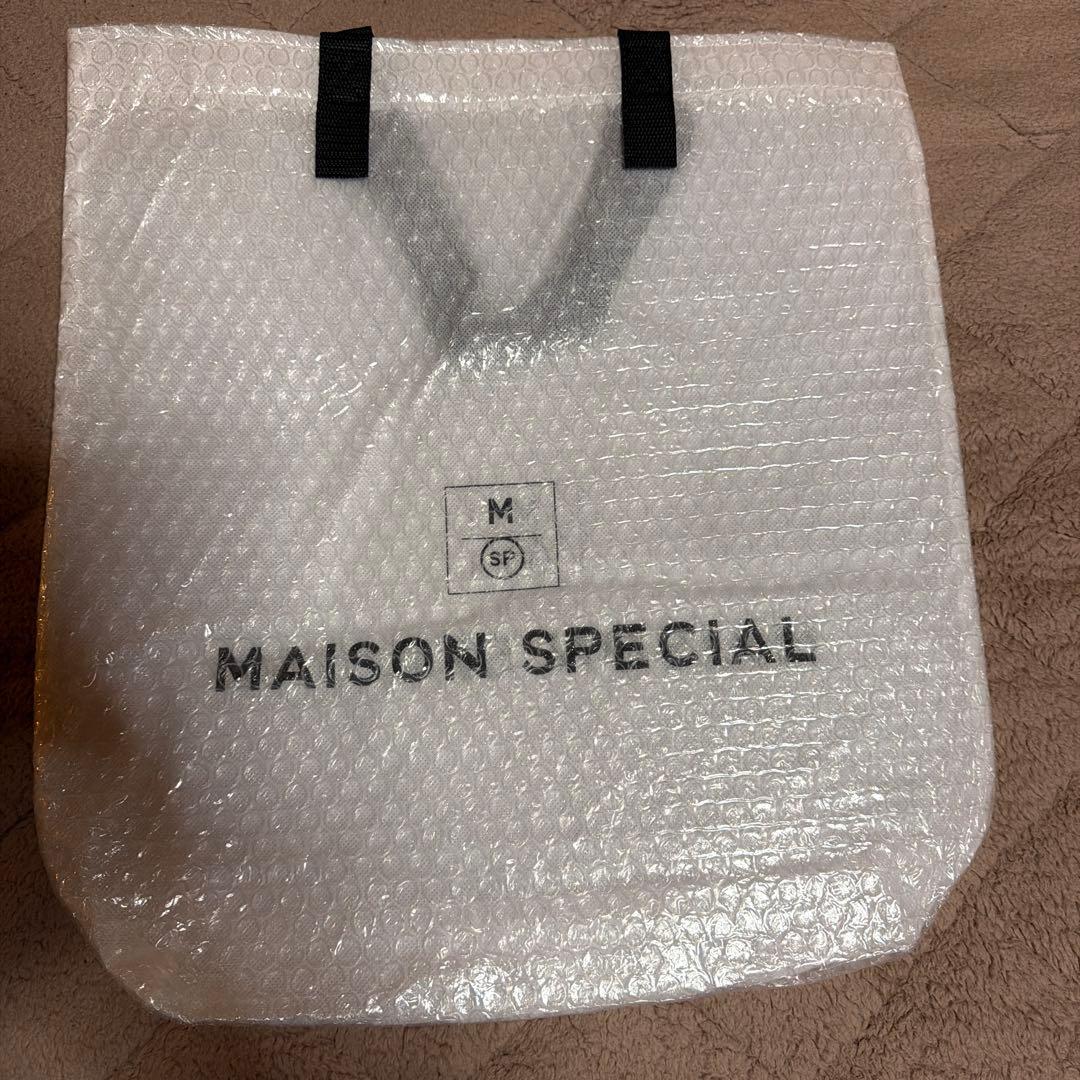 MAISON SPECIAL カシミアコットンプルオーバー スエットSサイズ