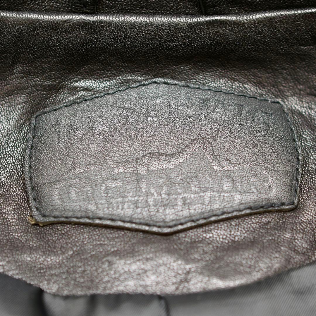 定価約10万 希少 ヒステリックグラマー ゴートレザー （山羊皮）ジャケット黒S