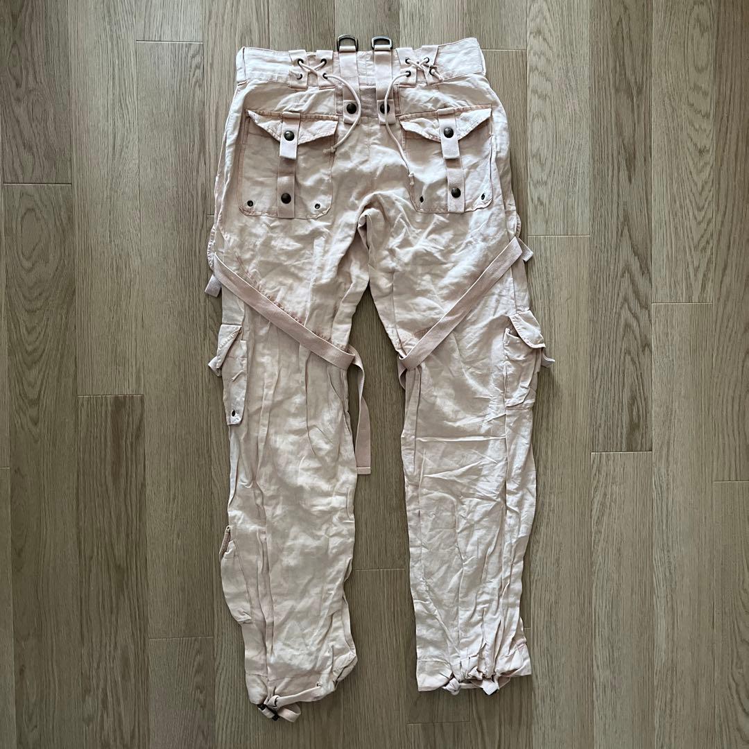 90's Ralph Lauren リネン パラシュートパンツ