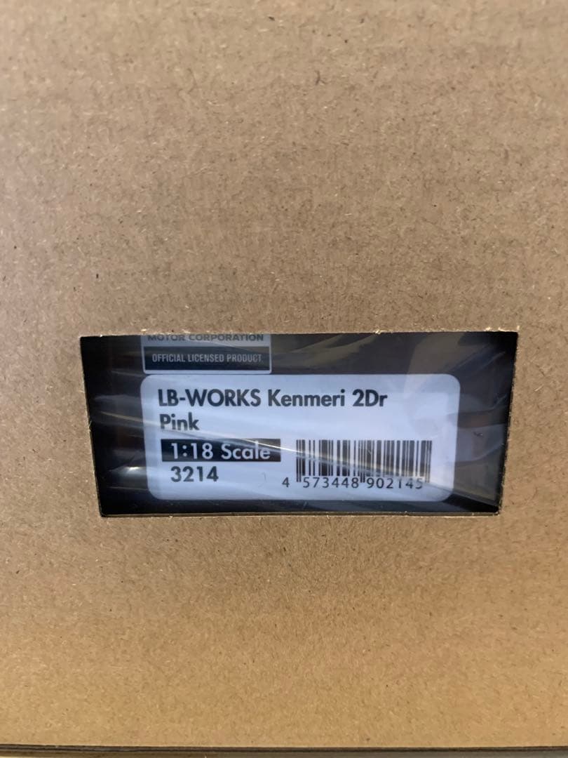 イグニッションモデル　1/18 LBWK ケンメリ ピンク　3214