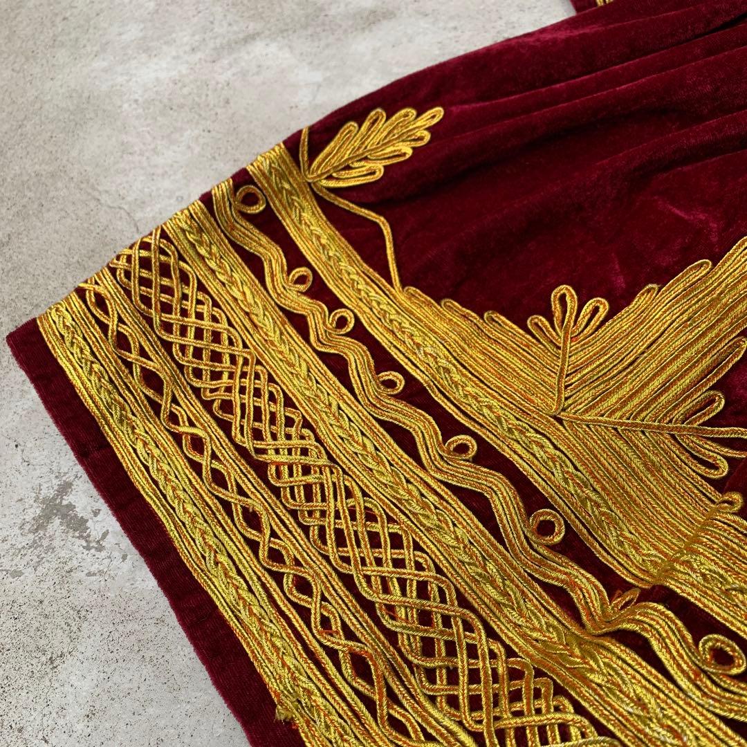 special vintage antique 民族衣裳　ベロア　kids？