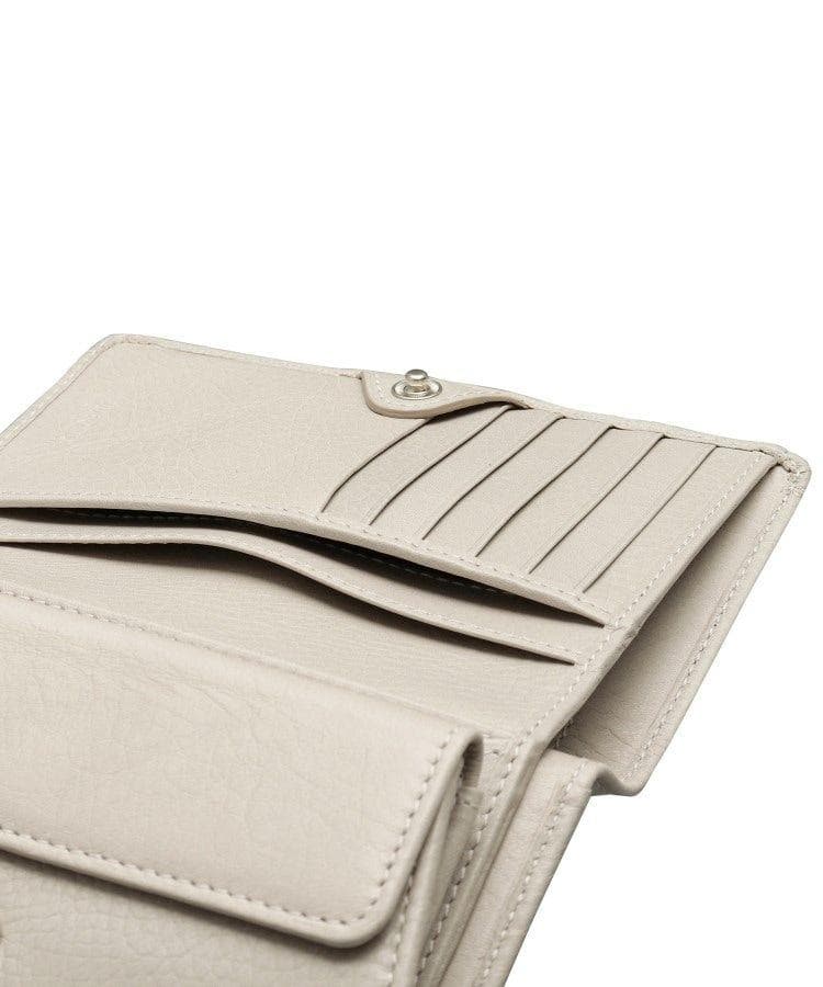 新品♥【センプレ】二つ折り財布カンパリレザーウォレット本革ヒロフHIROFU