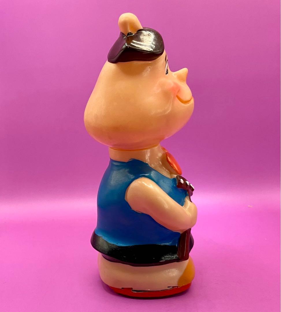 虫プロ悟空の大冒険 猪八戒 ゼンマイ走行ソフビ人形デッドストック未使用箱入米澤