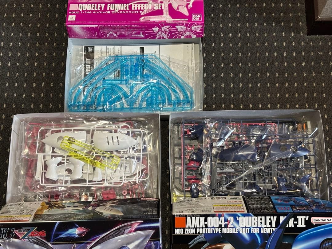 HG キュベレイ、キュベレイmkⅡ & ファンネルエフェクトセット