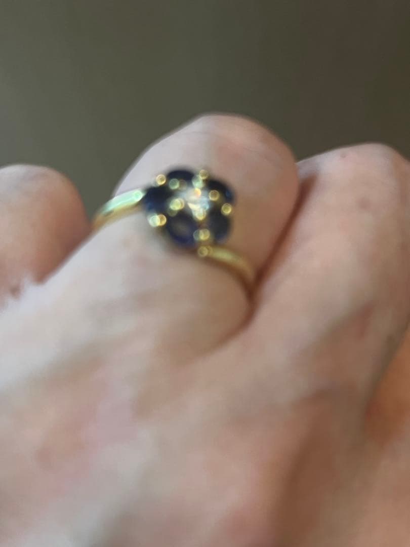 エステール　ESTELLE サファイア ダイヤモンド　リング