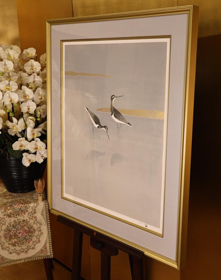 【真作】 BK290　上村淳之 「 汀（みぎわ） 」 183/200　リトグラフ