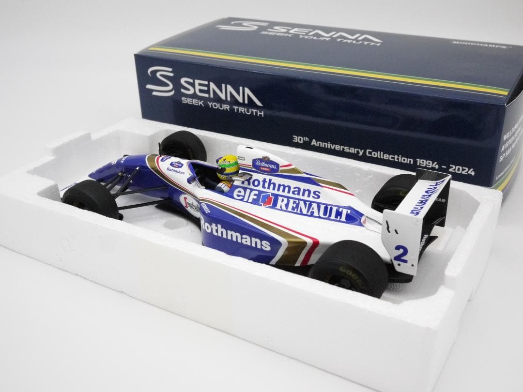 kuusプロフィ重要1/18 ウィリアムズ FW16 ウェザリング セナ