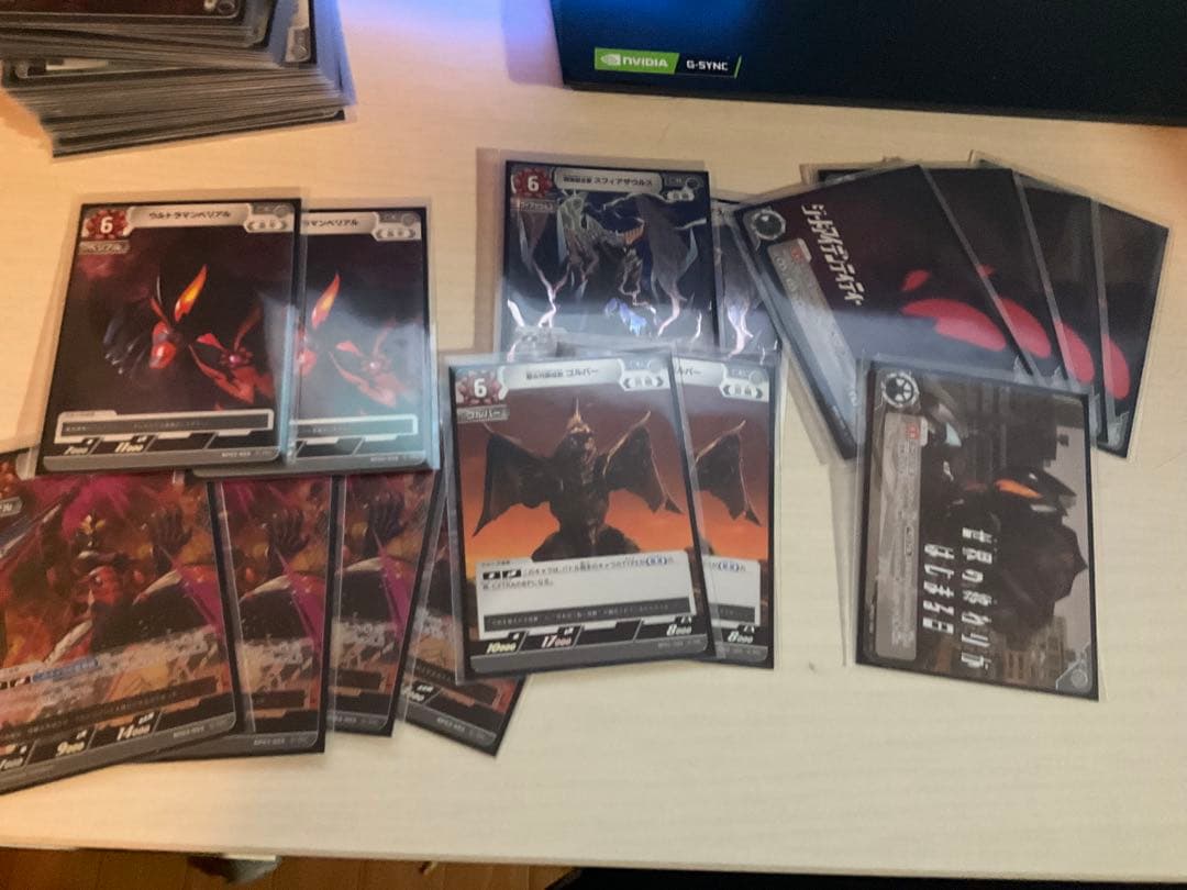 ウルトラマンカードゲーム　ベリアル怪獣　デッキ