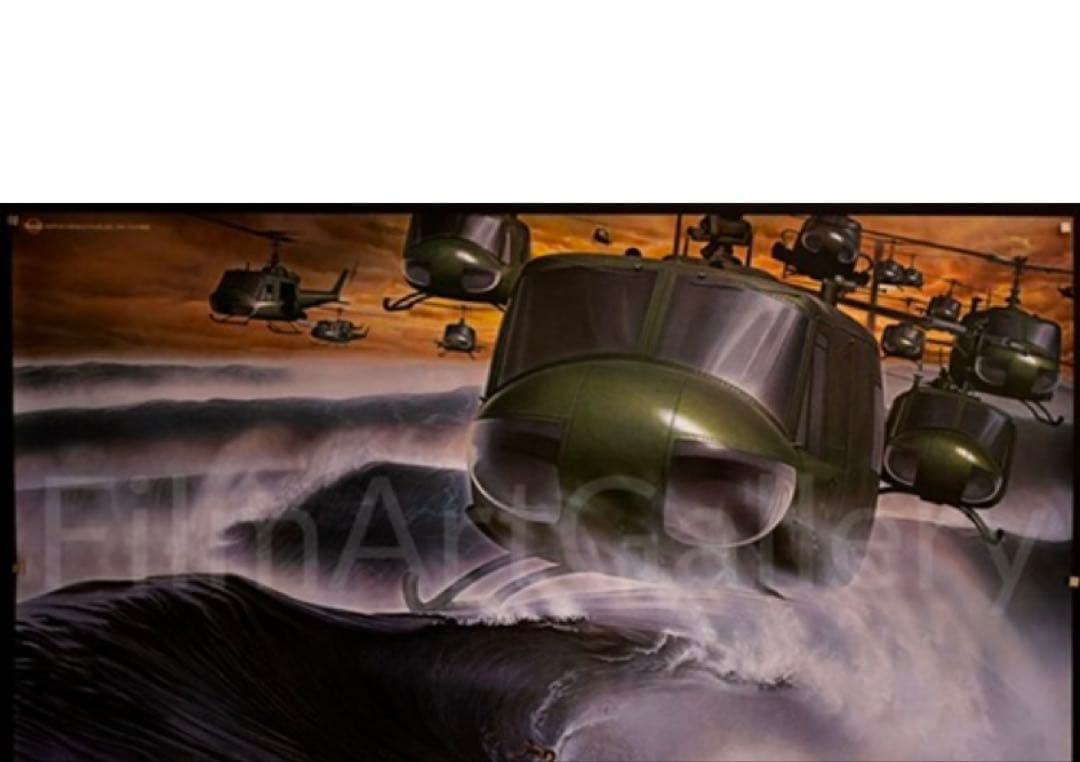 希少　地獄の黙示録 BOポスター（ヘリコプタ）石岡瑛子・滝野晴夫