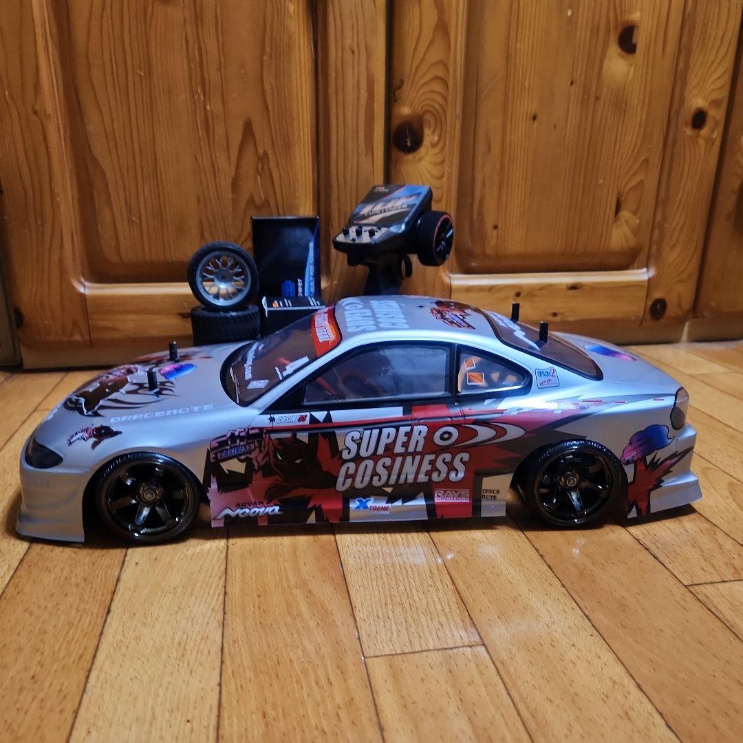 タミヤ ドリフト ラジコン フルセット　TT01　　　シルビア　ボディ　tt02