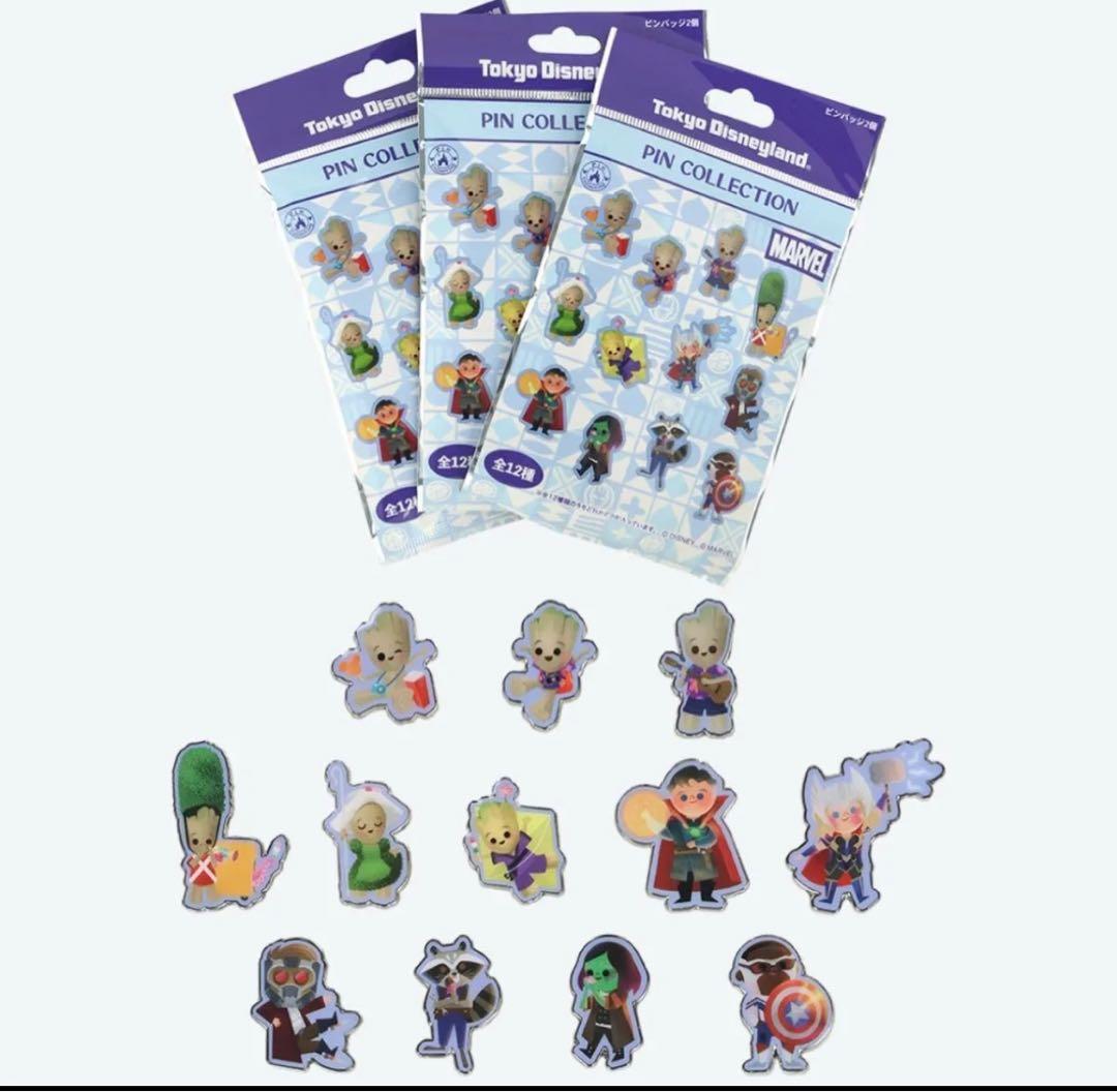 ディズニー　ピンバッジ イッツ・ア・スモールワールド with グルート