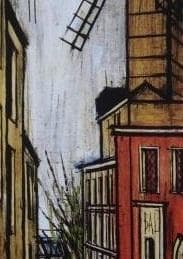 ベルナール・ビュッフェ「PAYSAGES DE PARIS-Moulin de
