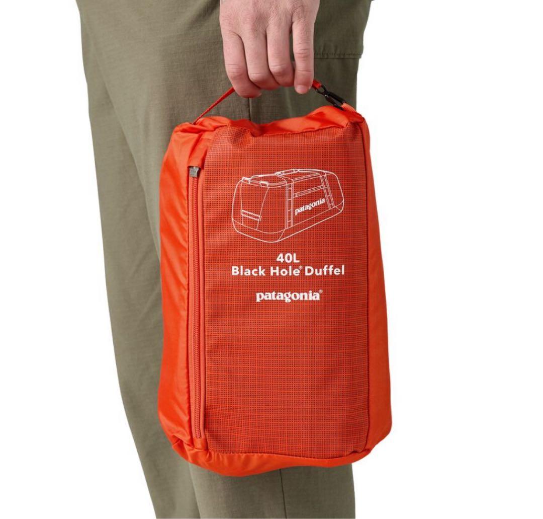 新品 BOB タグ付き パタゴニア ブラックホール ダッフル 40L 正規品