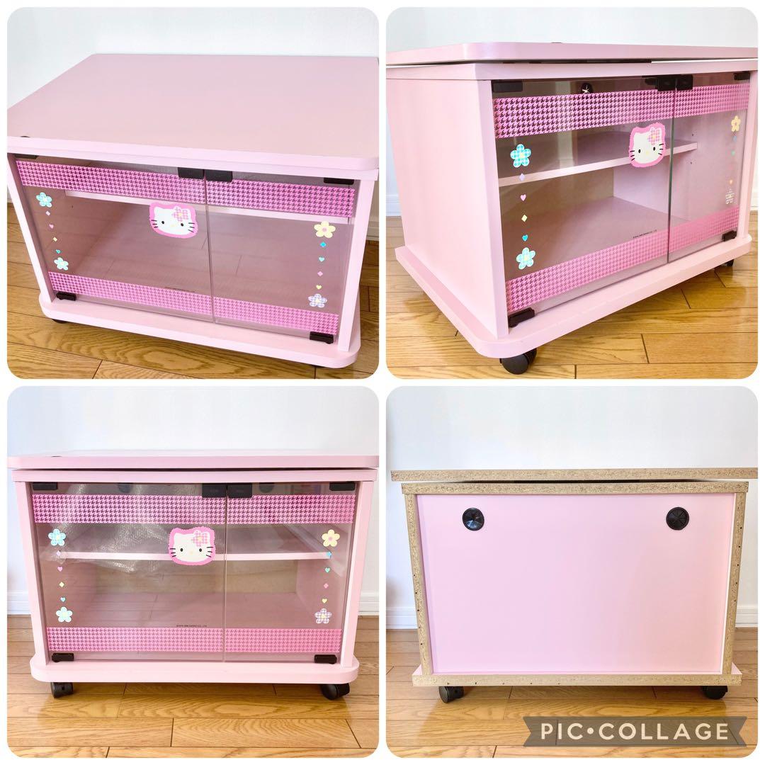 ♥️超希少！レトロ HELLO KITTY テレビ台 カオハナ 1998年 当時物