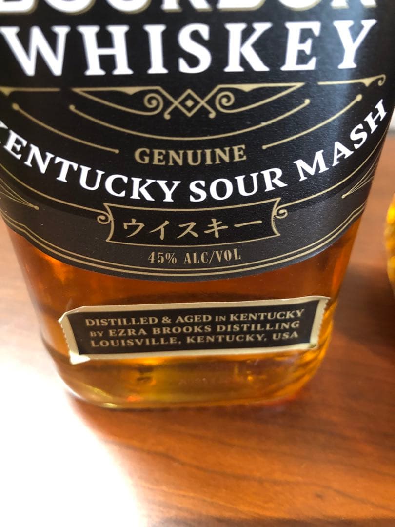 未開封！EZRA BROOKS バーボンウイスキー 750ml４本セット