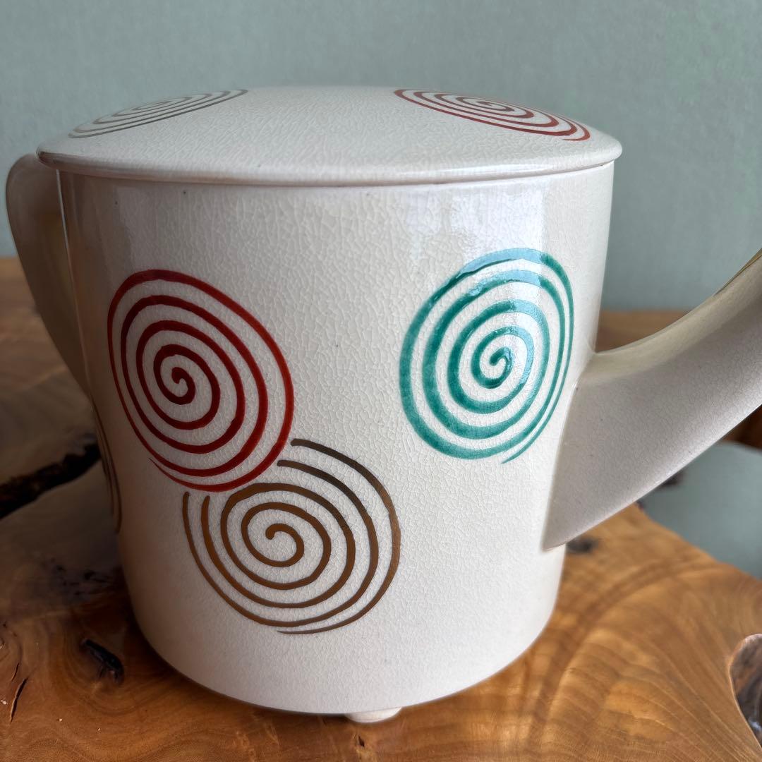 仁清写 水注 宝泉造 泉山窯 茶道具 共箱