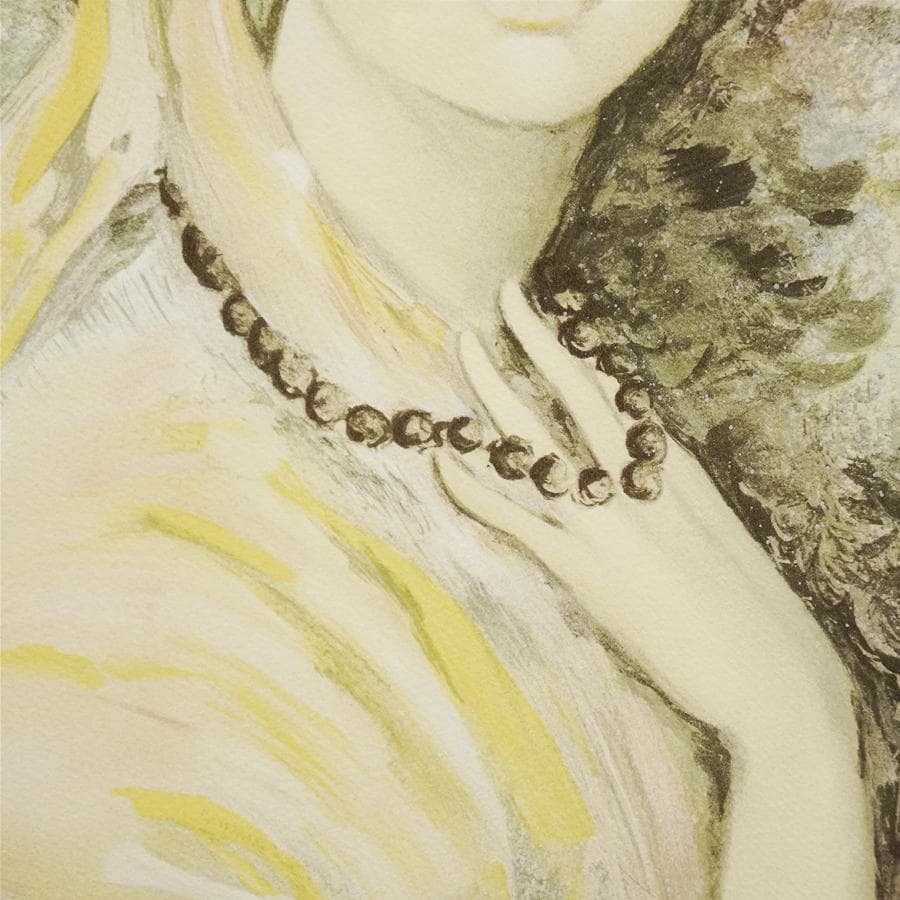 ベルナール・シャロワ『春の装い』53/175 大判 リトグラフ 絵画 美術 芸術