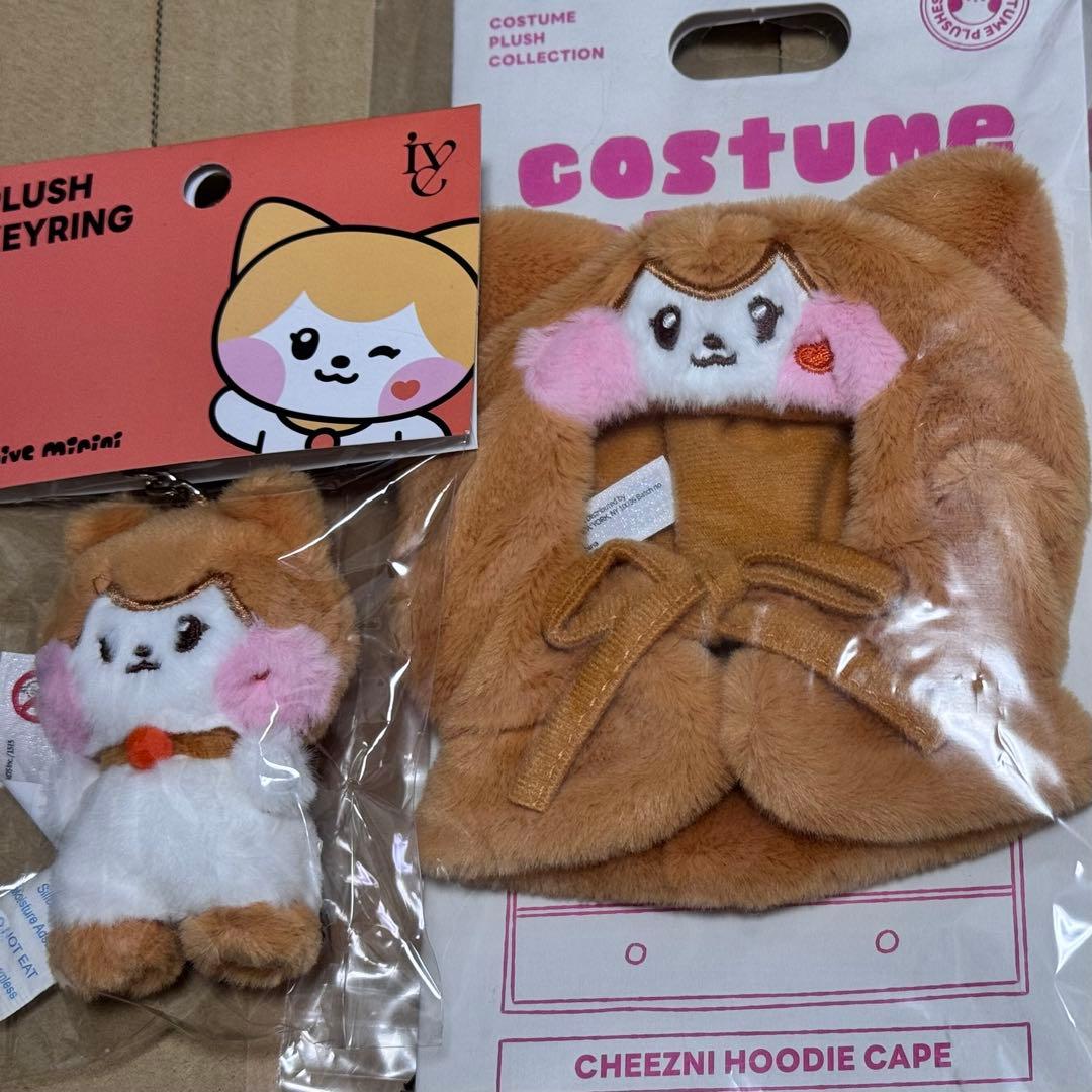 ive minini リズ cheezni ぬいぐるみキーリング ペンラカバー