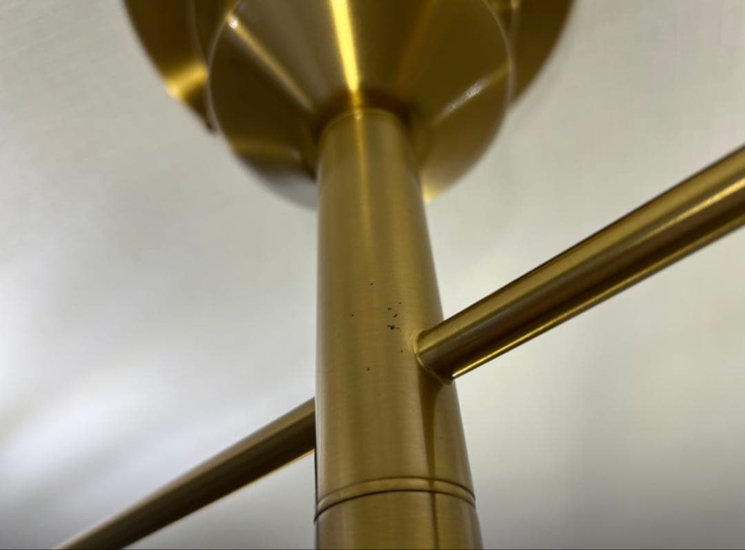 unico LED対応シーリングライトAstreゴールド【別注カラー】 電球なし