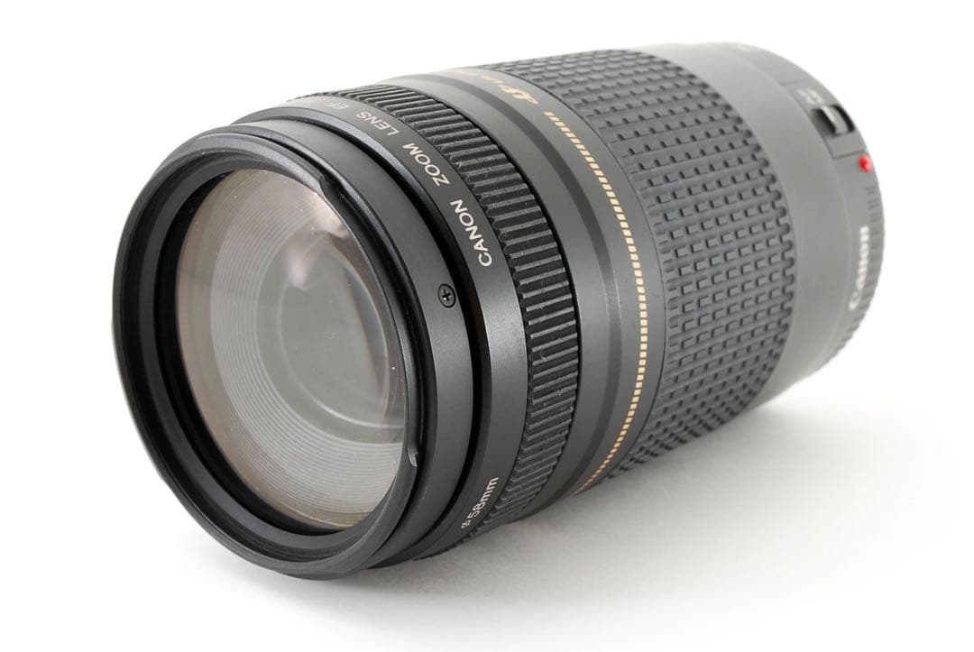 人気の望遠レンズ☆フード付き☆キヤノン Canon EF75-300㎜