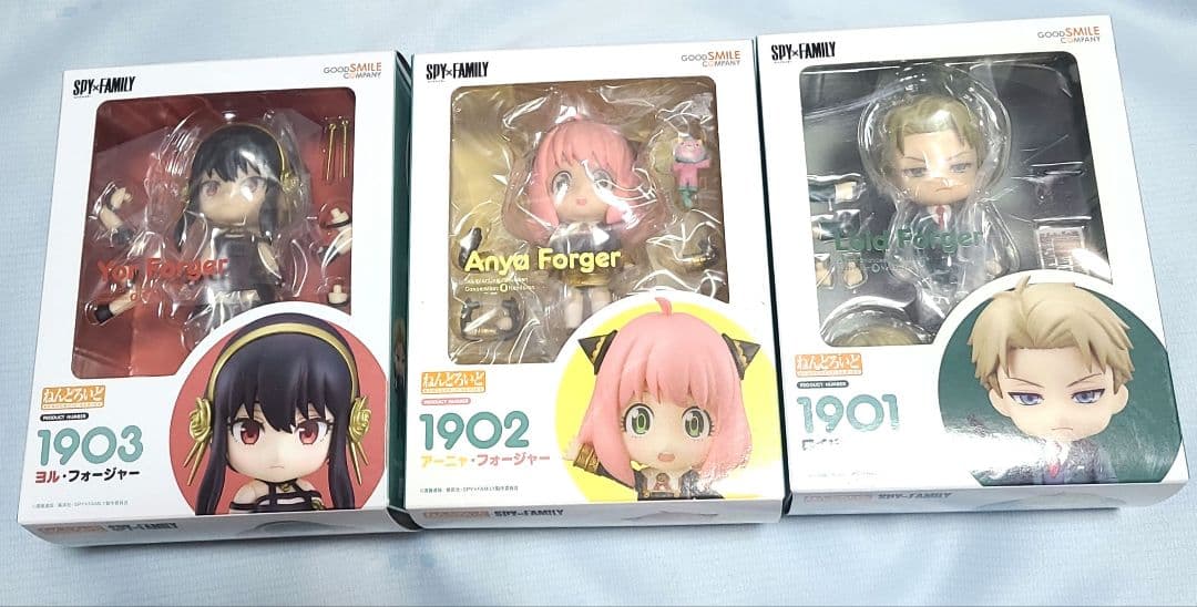 スパイファミリー　ねんどろいど　フォージャー家