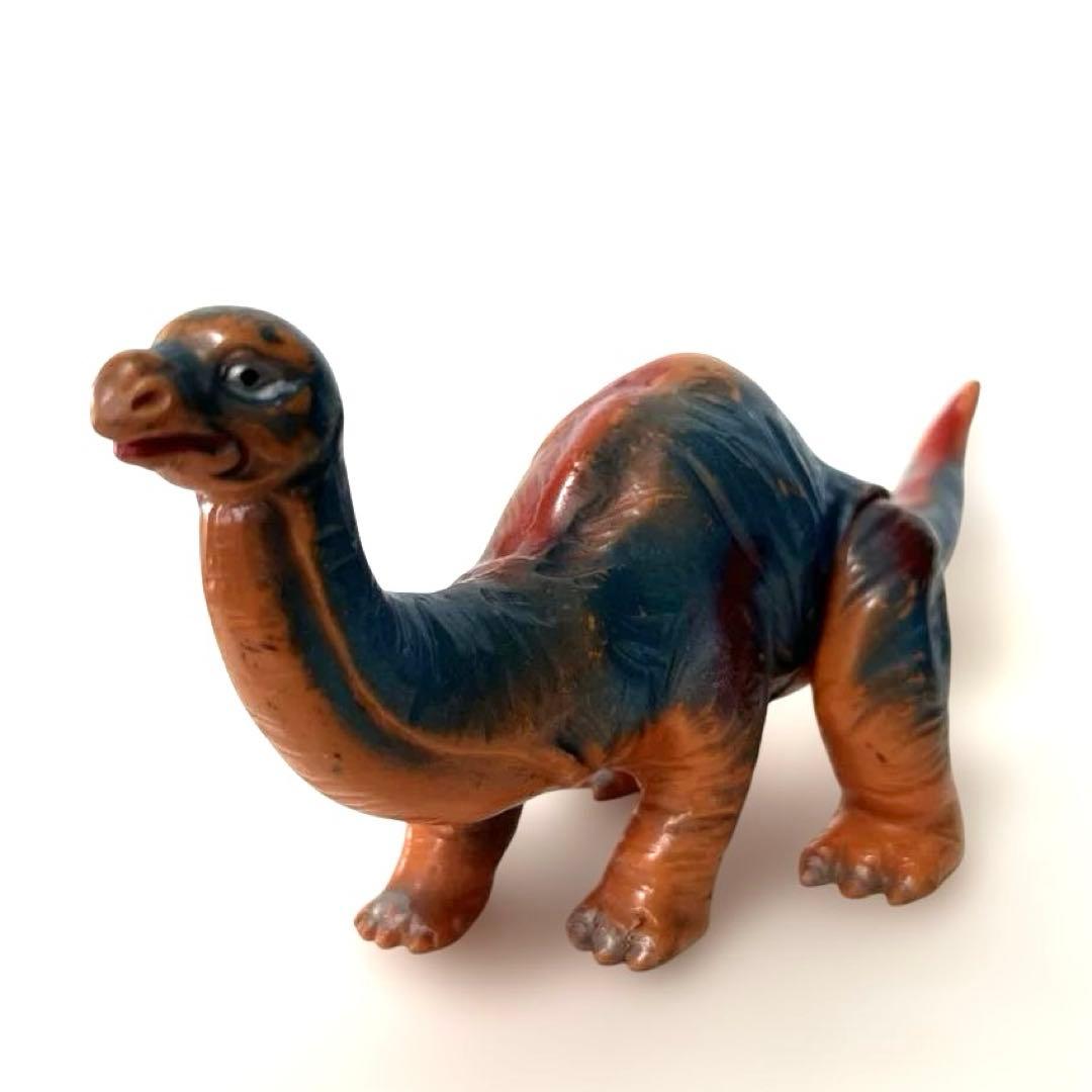 当時物 マルサン ブロントサウルス ソフビ