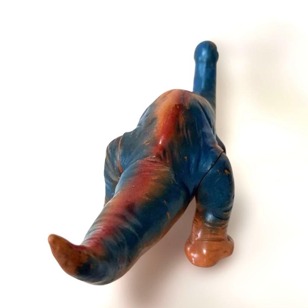 当時物 マルサン ブロントサウルス ソフビ