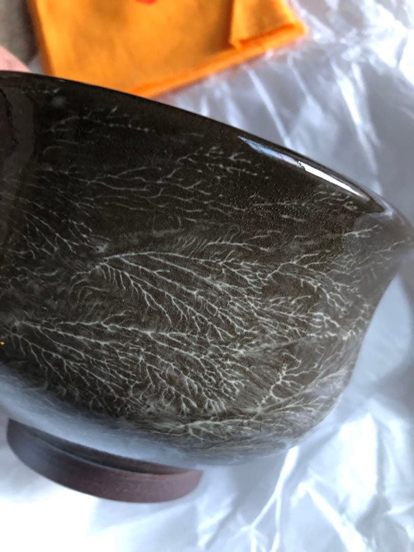 銀河流星　茶盌　十三代臥牛窯　悟龍作　共箱入