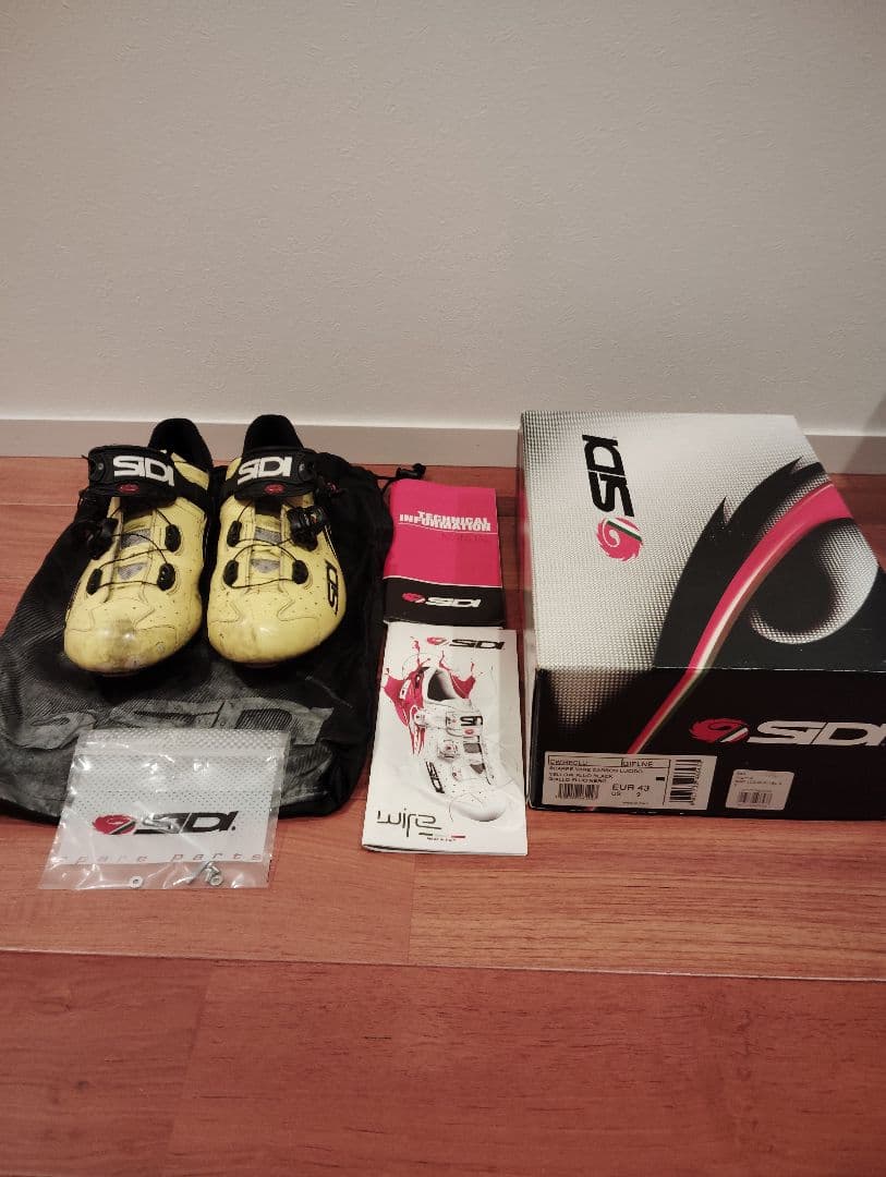 SIDI ロードバイクシューズ イエロー/ブラック
